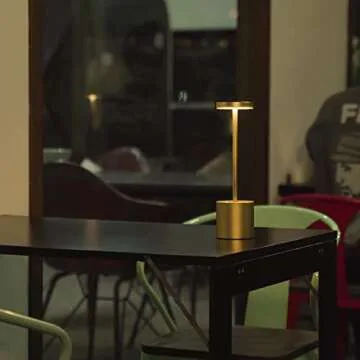 YIBEN 2Pack Cordless Table Lamp - Rechargeable LED Light