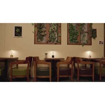 YIBEN 2Pack Cordless Table Lamp - Rechargeable LED Light