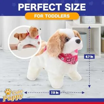 Liberty Imports Flip Over Puppy - Interactive Flipping Dog