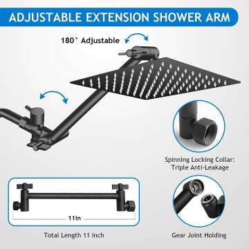 High Pressure Shower Combo for Ultimate Shower Experience