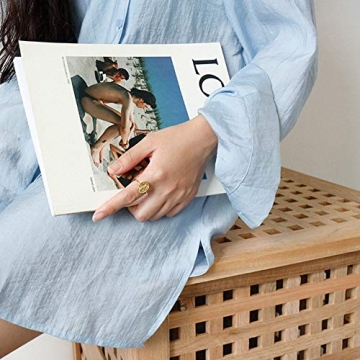 Elegant 925 Sterling Silver Statement Band Ring for Women