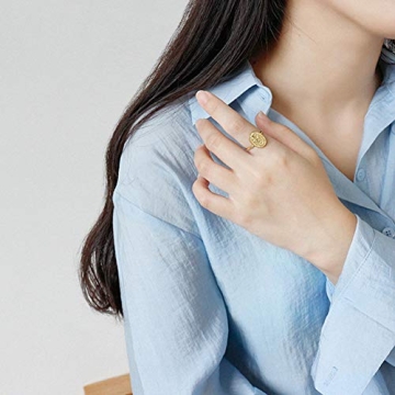 Elegant 925 Sterling Silver Statement Band Ring for Women