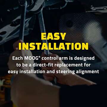 MOOG RK621294 Front Left Lower Suspension Control Arm and Ball Joint Assembly for Toyota Tacoma