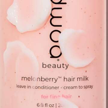 adwoa beauty Melonberry™ Hair Milk Leave In Conditioner​ Spray for Smooth, Moisturized, and Deta...