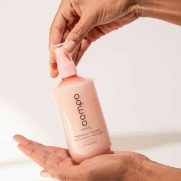 adwoa beauty Melonberry™ Hair Milk Leave In Conditioner​ Spray for Smooth, Moisturized, and Detangled Fine Hair, with Kalahari Melon, Strawberry and Raspberry Seed ​Oils,​ for all Hair Types - 6.8 oz