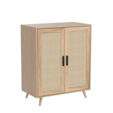 Elegant Rattan Buffet Cabinet for Modern Living Spaces