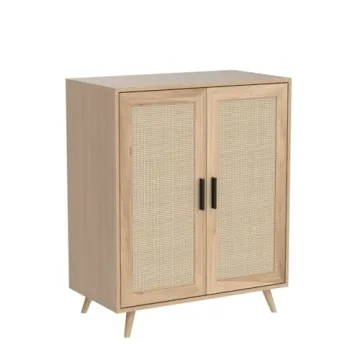 Elegant Rattan Buffet Cabinet for Modern Living Spaces
