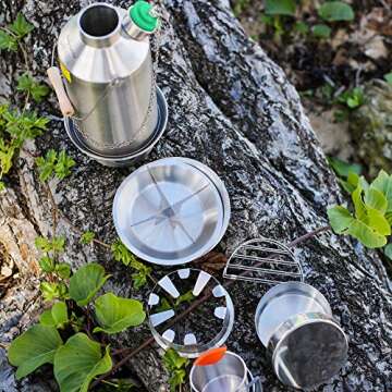 Kelly Kettle Camp Kit – Durable Stainless Steel for Outdoors