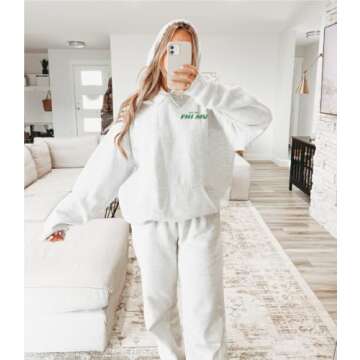 greekify Phi Mu Bubble Font Sorority Hoodie | Phi mu Trendy Sweatshirt | Big Little Gift | Recruitment Gift Ash