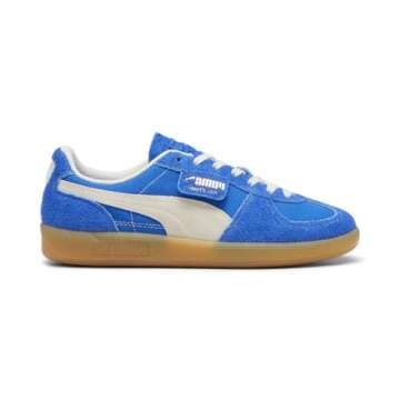 PUMA Men's Palermo Vintage Sneaker, Hyperlink Blue/Frosted Ivory, 8