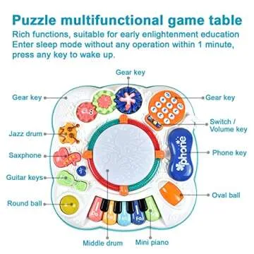 Engaging Multi-functional Baby Musical Activity Table
