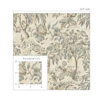 Surface Style Peel & Stick Botanical Wallpaper, 30.75 Sq Ft