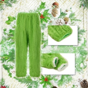 PashaLs 7PCS Christmas Monster Costume for Adults
