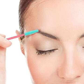 GCQQ 50PCS Silicone Mascara Wands for Perfect Makeup