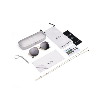 Veda Tinda Hexagon Sunglasses - Polarized Protection & Style