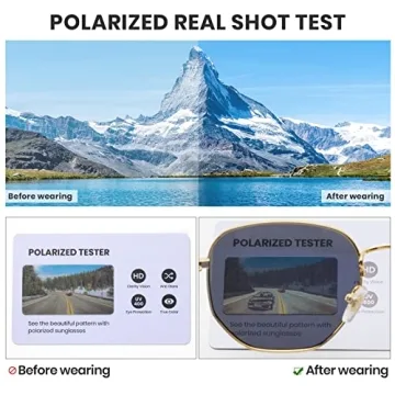 Veda Tinda Hexagon Sunglasses - Polarized Protection & Style