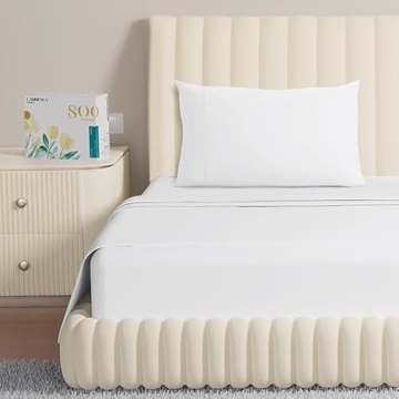 Carressa Linen Egyptian Cotton Sheets for Queen Beds