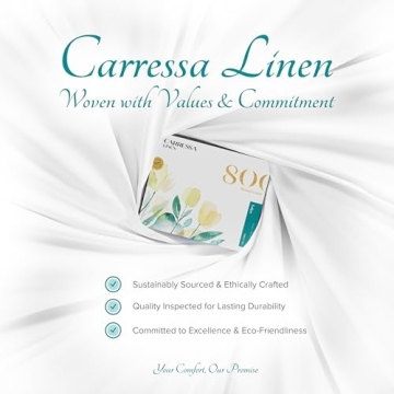 Carressa Linen Egyptian Cotton Sheets for Queen Beds