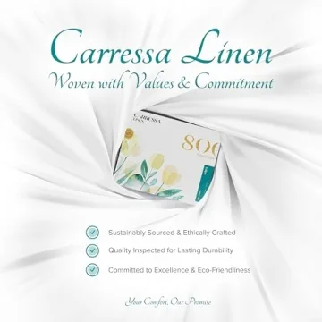 Carressa Linen Egyptian Cotton Sheets for Queen Beds