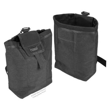 Maxpedition Mega Rollypoly Folding Dump Pouch (Black)