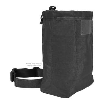 Maxpedition Mega Rollypoly Folding Dump Pouch (Black)