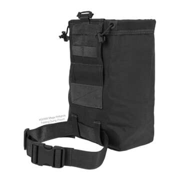 Maxpedition Mega Rollypoly Folding Dump Pouch (Black)