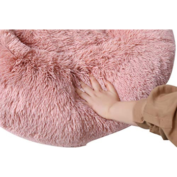 Comforting BinetGo Dog & Cat Bed Ideal for Pets Under 15lbs