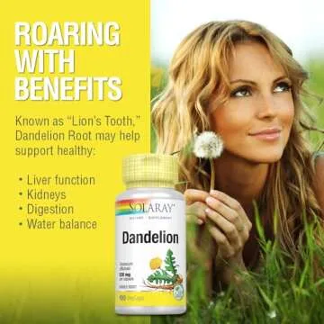Solaray Dandelion Root for Liver, Kidney & Digestion Support