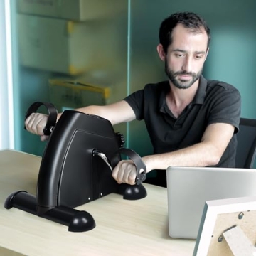 Himalay Mini Exercise Bike Portable Under Desk Pedal Exerciser