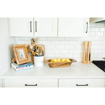 Mango Wood Dough Bowl Set for Rustic Home Decor