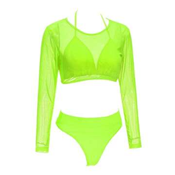 Meyeeka Plus Size 3PCS Bikini Set for Women - Summer Style