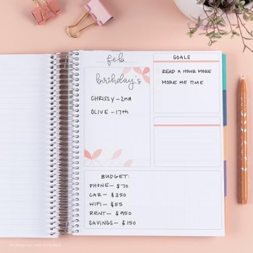 Erin Condren LifePlanner - Undated, Bold Blooms Design