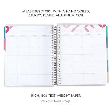 Erin Condren LifePlanner - Undated, Bold Blooms Design