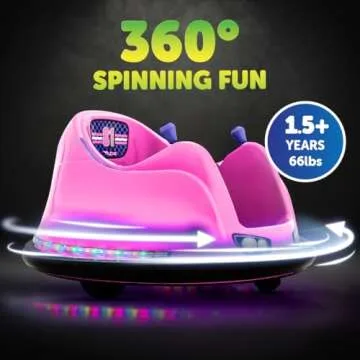FunFlybar 6V Bumper Car! Electric Toddler Toy