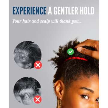 Bunzee Bands for Thick Curly Natural Hair - Cushioned Hair Ties