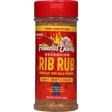 Famous Dave's - 2 pck, Rib Rub Seasoning (11 oz.)
