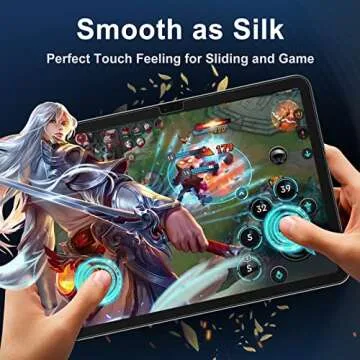 Ksleri 2 Pack Matte Glass Screen Protector for iPad A16 11 Inch (2025 11th Generation) / iPad 10th Generation 10.9” 2022 (Not Privacy) Anti Glare Anti Fingerprint Tempered Glass with Alignment Frame