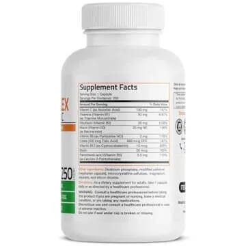 Bronson Vitamin B Complex with Vitamin C - Immune Health, Energy Support & Nervous System Support - ...