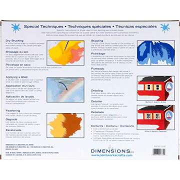 Dimensions , Rainbow Flowers, PaintWorks Paint by Numbers Kit for Adults and Kids, 14'' x 11'