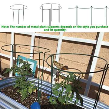 COATTOA Raised Garden Bed, Outdoor Galvanized Planter Boxes, Galvanized Garden Beds Outdoor with Metal Plant Stakes, Large Raised Garden Stock Tank, Garden Beds for Vegetables Planter 4×2×1ft