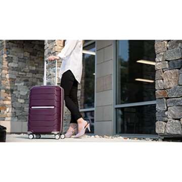 Samsonite Freeform 21-Inch Hardside Carry-On Luggage for Effortless Travel