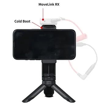 GODOX Handheld Adapter ML-H for MoveLink M1/M2 Wireless Microphone System, with Mini Tripod Phone Holder Set for Interviews,Hosting,Live Streaming