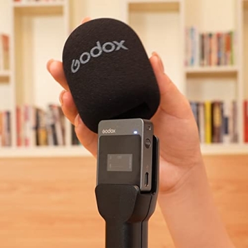 GODOX Handheld Adapter ML-H for MoveLink M1/M2 Wireless Microphone System, with Mini Tripod Phone Holder Set for Interviews,Hosting,Live Streaming