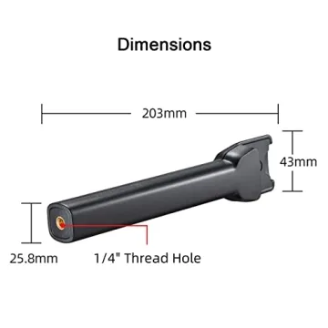 GODOX Handheld Adapter ML-H for MoveLink M1/M2 Wireless Microphone System, with Mini Tripod Phone Holder Set for Interviews,Hosting,Live Streaming
