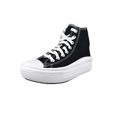 Converse Women's Fashion Running Shoe, Black Natural Ivory White, 7