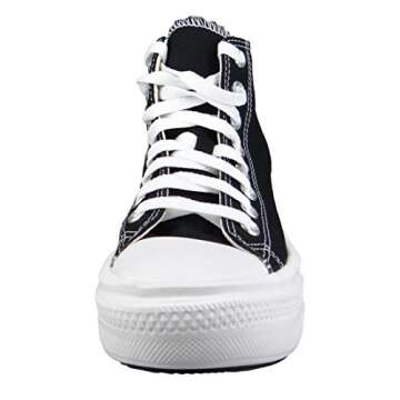Converse Women's Fashion Running Shoe, Black Natural Ivory White, 7
