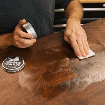 WALRUS OIL - Premium Furniture Wax Polish for Wood Surfaces - 3oz Can