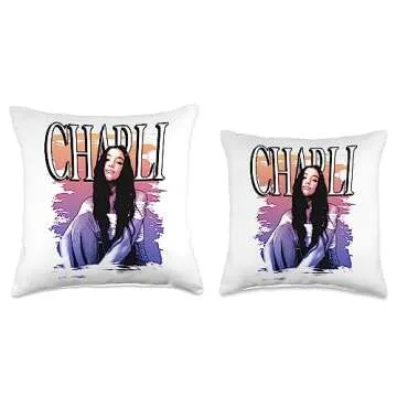 Charli D'Amelio Sitting Throw Pillow - Cozy and Stylish