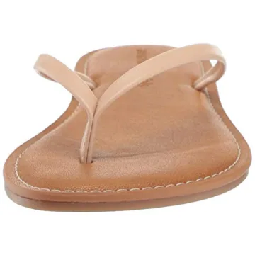 Amazon Essentials Women's Beige Thong Sandals for Summer