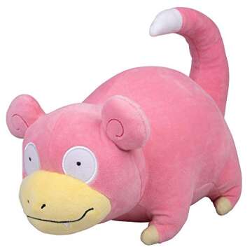 Pokémon 12" Large Slowpoke Plush - Officially Licensed - Quality & Soft Stuffed Animal Toy - Generation One - Great Gift for Kids, Boys, Girls & Fans of Pokemon